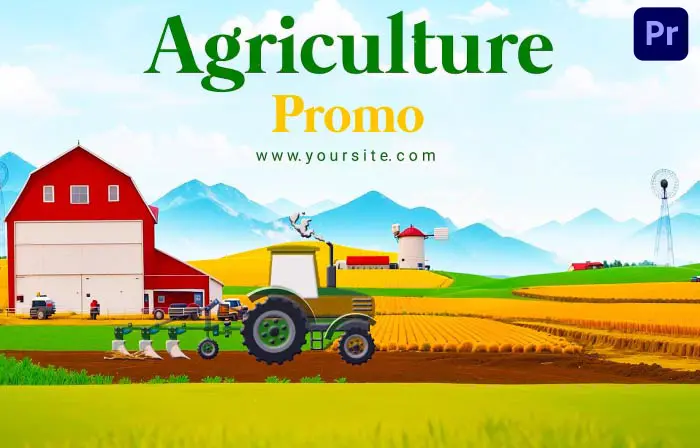 Farming Equipment Promo Template